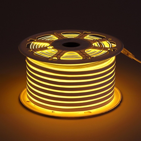 비츠온 LED 네온 플렉스 50M 옐로우 줄조명 인테리어 간접 등 (28875)