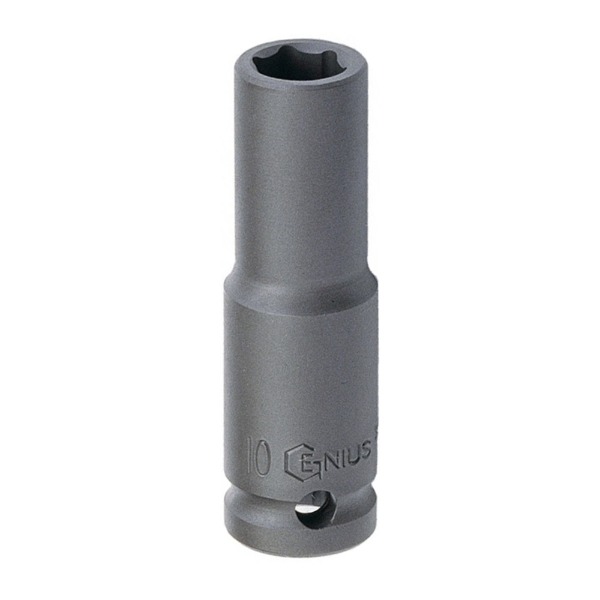 지니어스 3/8 육각 롱 임팩소켓 복스알 15mm (201-1550)