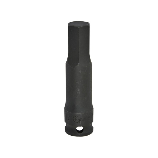 지니어스 3/8 임팩 육각 롱비트 소켓 복스알 4mm (201-1842)