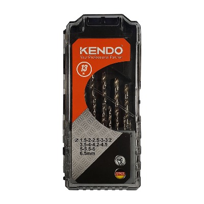KENDO 콘크리트 철재 드릴비트 기리 하이스드릴비트 13pcs (11603133)