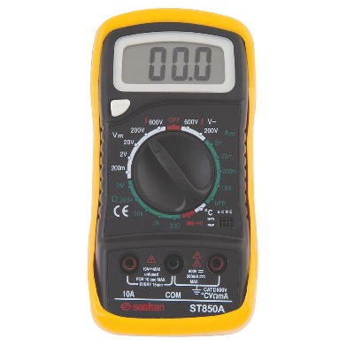 새한 디지털 테스터 포켓 멀티 전류 전압 측정 테스트기 ST-850A (415-1029)