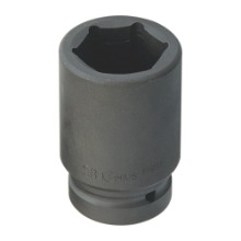 지니어스 1인치 육각 롱 임팩소켓 복스알 40mm (201-0694)